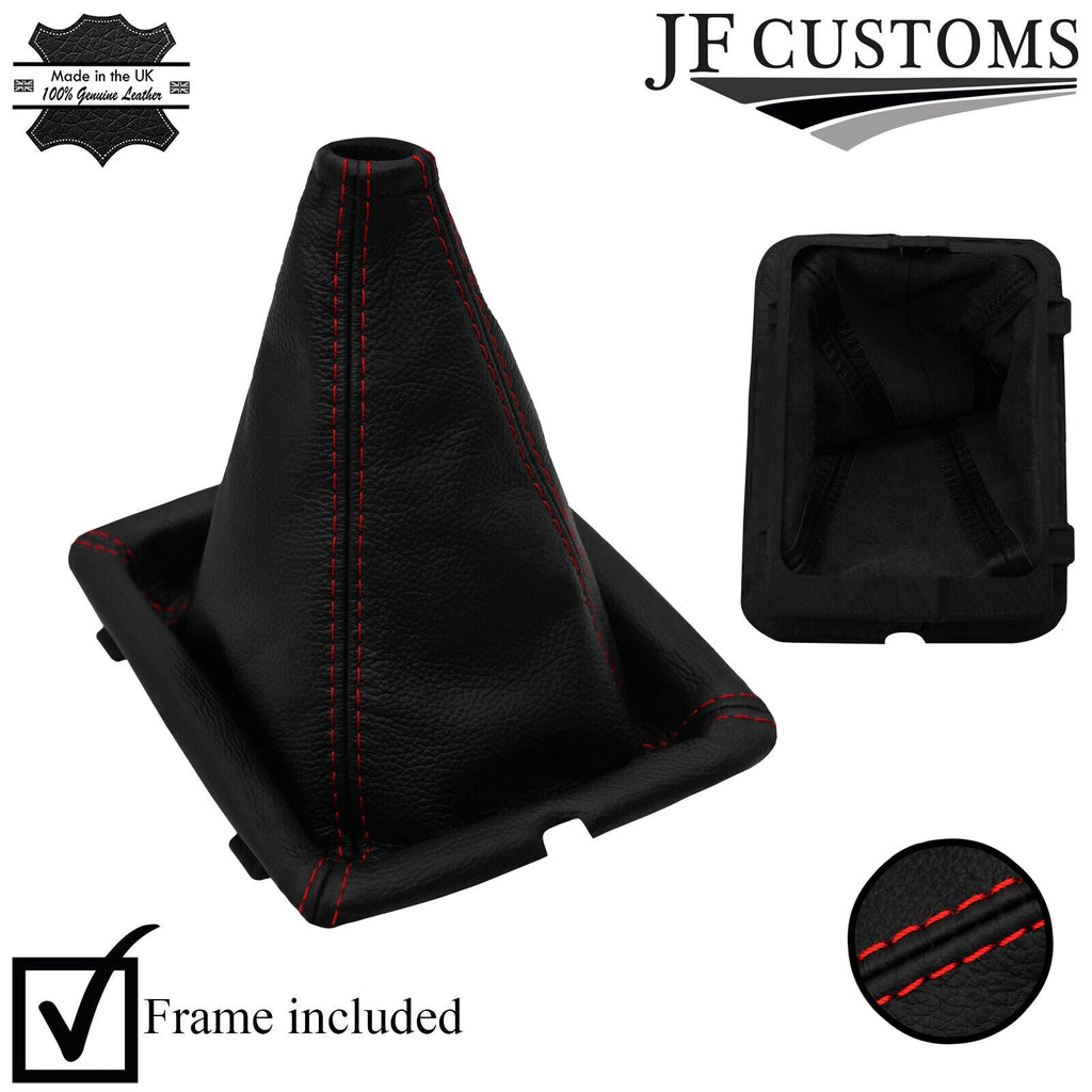 RED STITCH LEATHER MANUAL GEAR GAITER + FRAME Jeep Cherokee liberty 2010