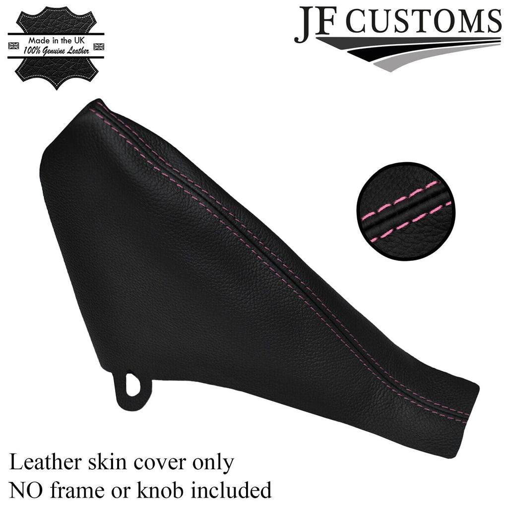 PINK STITCHING FITS BMW MINI R50 R53 HANDBRAKE COVER LEATHER 2001-2006 NEW