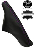 PURPLE STITCHING REAL LEATHER HANDBRAKE GAITER FITS TOYOTA SUPRA 1993-2002
