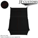 D RED STITCH SUEDE ROOF HEADLINER COVER FOR RENAULT CLIO MK3 05-09 5DR