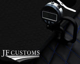 BLUE DIAMOND VINYL 4X TAILORED FLOOR CARPETS FOR MERCEDES E CLASS W210 96-02 JF1