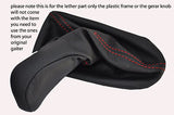 red stitch FITS MERCEDES C CLASS W203 GEAR KNOB GAITER ONLY 2000-2003 CUSTOM NEW