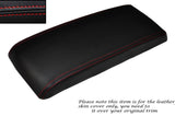 RED STITCHING LEATHER ARMREST SKIN COVER FITS TOYOTA CELICA 1986-1989 CUSTOM NEW