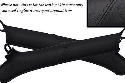 BLACK STITCH FITS  MAZDA MX5 MK2 2.5 MIATA 98-05 2 X WINDSCREEN PILLAR COVERS
