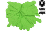 LARGE LIME GREEN LEATHER FULL 40 SQ FT HIDE QUALITY TOP GRAIN GENUINE LEATHER