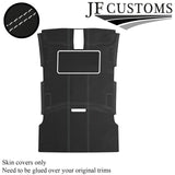 WHITE STITCH D GREY SUEDE SUNROOF HEADLINER COVER FOR AUDI A6 C6 04-11 AVANT
