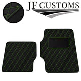 GREEN DIAMOND VINYL 2X TAILORED FLOOR CARPETS FOR LOTUS ELISE S2 01-11 JF1