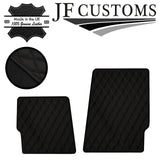 BROWN DIAMOND STITCH VINYL 2X TAILORED FLOOR MAT CARPETS FOR LOTUS EXIGE 15-19