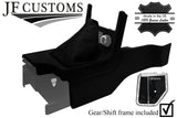 BLACK STITCH CONSOLE SIDE TRIMS+SURROUND COVERS+FRAME FOR NISSAN NAVARA 09-12
