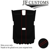 RED STITCH LEATHER & SUEDE TOP RECOVERY KIT COVERS FOR VW GOLF MK5 04-09 5DR