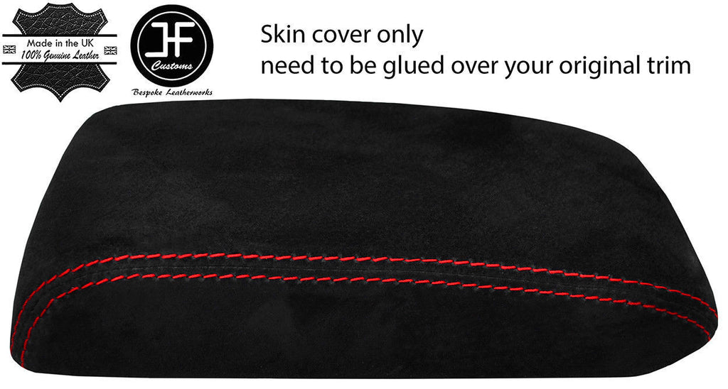 RED STITCH FOR FORD FG FLACON XR6 , XR8 , FPV , GT 2008+ SUEDE ARMREST COVER
