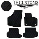 D BLUE DIAMOND VINYL 4XTAILORED FLOOR CARPET FOR GOLF MK6 CONVERTIBLE 09-14 JF1