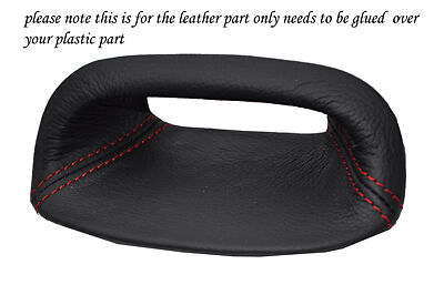 red stitch FITS ROVER 200 25 MG ZR 95-05 DASH CLOCK SURROUND LEATHER COVER