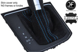 BLUE STITCH REAL SUEDE DSG AUTO AUTOMATIC GEAR GAITER FITS VW TIGUAN 2016-2018