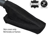 BLACK STITCHING SUEDE HANDBRAKE GAITER FITS PEUGEOT 508 2011-2017 CUSTOM NEW