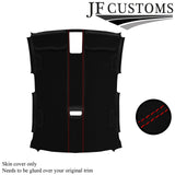 RED STITCH LUXE SUEDE ROOF HEADLINER COVER FOR AUDI A3 RS3 8V 13-20 SALOON