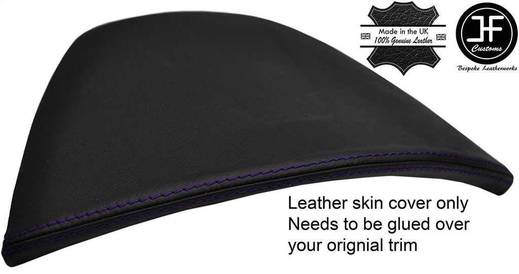 PURPLE STITCH SPEEDO CLUSTER HOOD LEATHER COVER FOR TOYOTA GT86 SUBARU BRZ 12-17