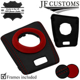 D RED & BLACK LEATHER SMG AUTOMATIC GEAR + SURROUND TRIMS FOR BMW E46 99-05