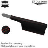 RED STITCH LEATHER HANDBRAKE COVER FOR VAUXHALL VIVARO 2019-2022 CUSTOM NEW