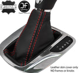 RED STITCH LEATHER AUTOMATIC GEAR GAITER FOR VAUXHALL OPEL ASTRA K MK7 16-18