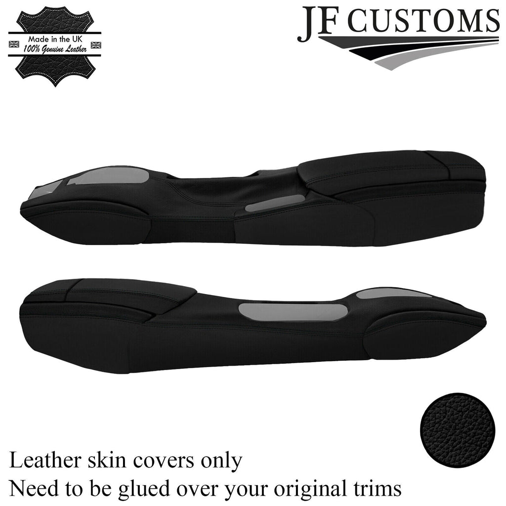 BLACK BLACK FULL CENTRE CONSOLE LEATHER COVERS FITS PORSCHE CARRERA 996 97-04
