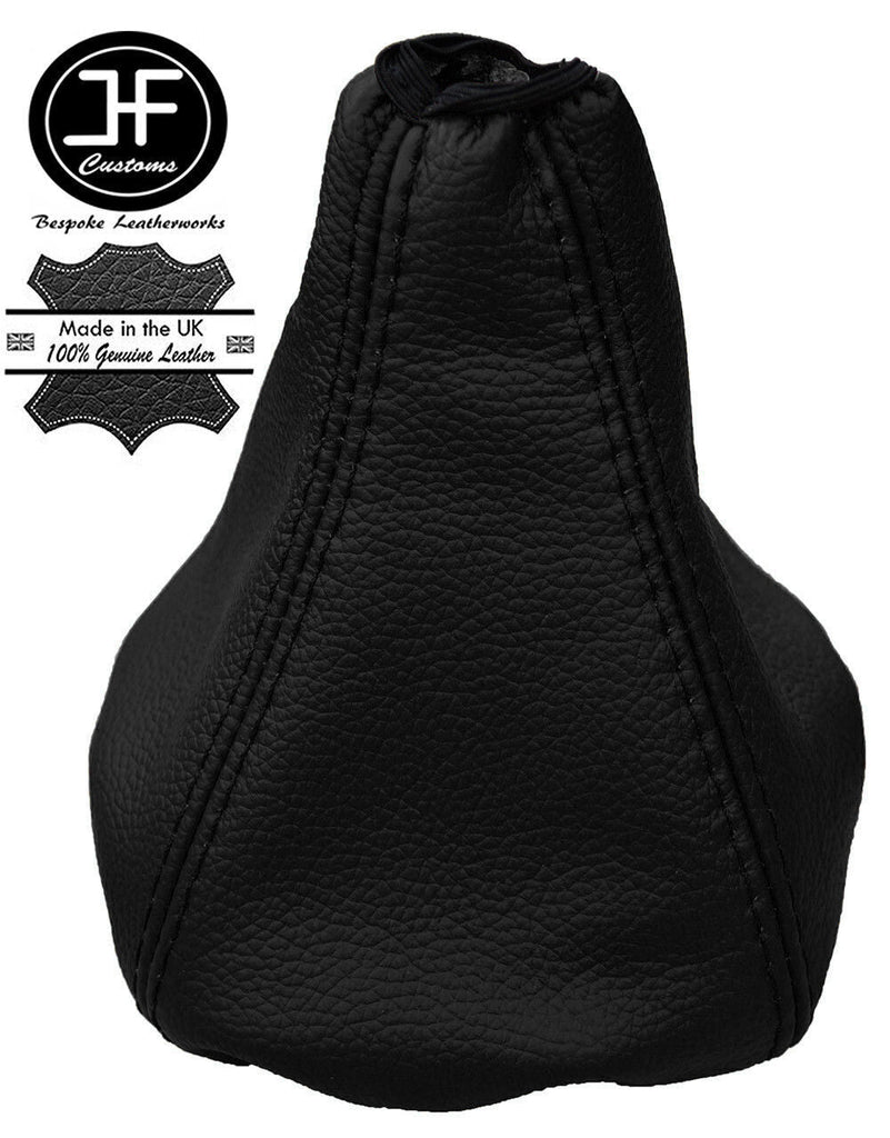 BLACK GENUINE LEATHER GEAR STICK GAITER FITS LANDROVER FREELANDER 1997-2003