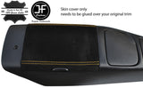 YELLOW STITCHING REAL SUEDE ARMREST LID COVER FOR MAZDA MX5 MK2 1998-2005