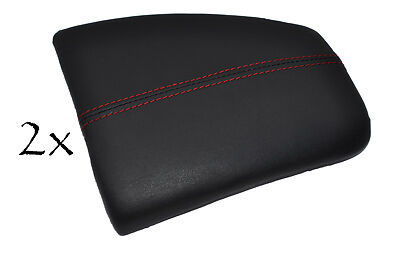 FITS PORSCHE 996 CARRERA red stitching 2 X SIDES CENTRE CONSOLE TRIM COVERS