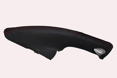 red stitching FITS HONDA CR-V CRV 02-06 LEATHER HANDBRAKE GAITER COVER