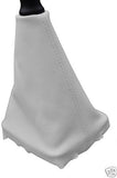FITS PEUGEOT 306 GEAR GAITER REAL WHITE LEATHER 1993-2002 CUSTOM NEW MADE IN UK