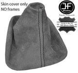 BLACK & TRI STITCH GRAPHITE SUEDE GEAR GAITER FITS BMW Z3 1995-2003 CUSTOM NEW