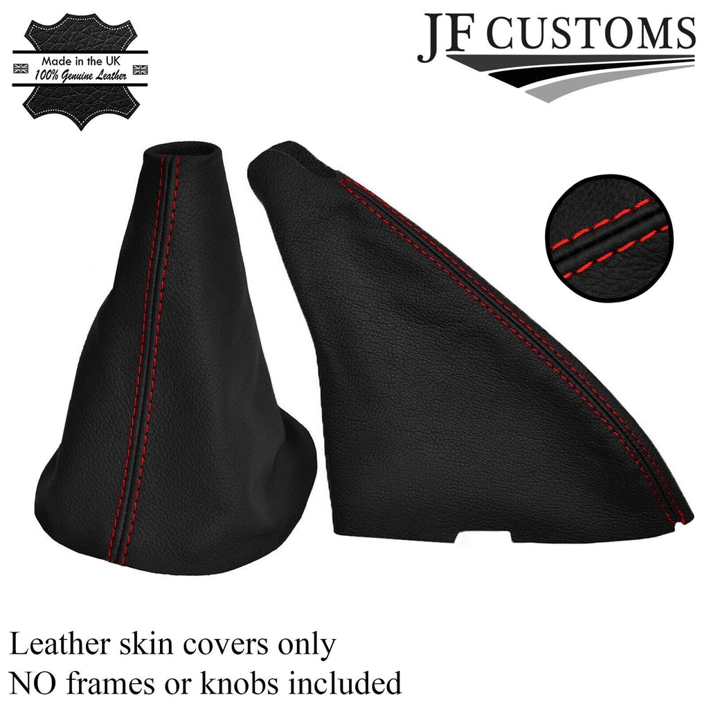 RED STITCH GENUINE LEATHER GEAR HANDBRAKE GAITER FOR MG ZR MGZR 2003-2005
