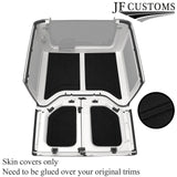 BLACK STITCH LUXE SUEDE HEADLINER COVER FITS JEEP WRANGLER JK 11-17 2 DR