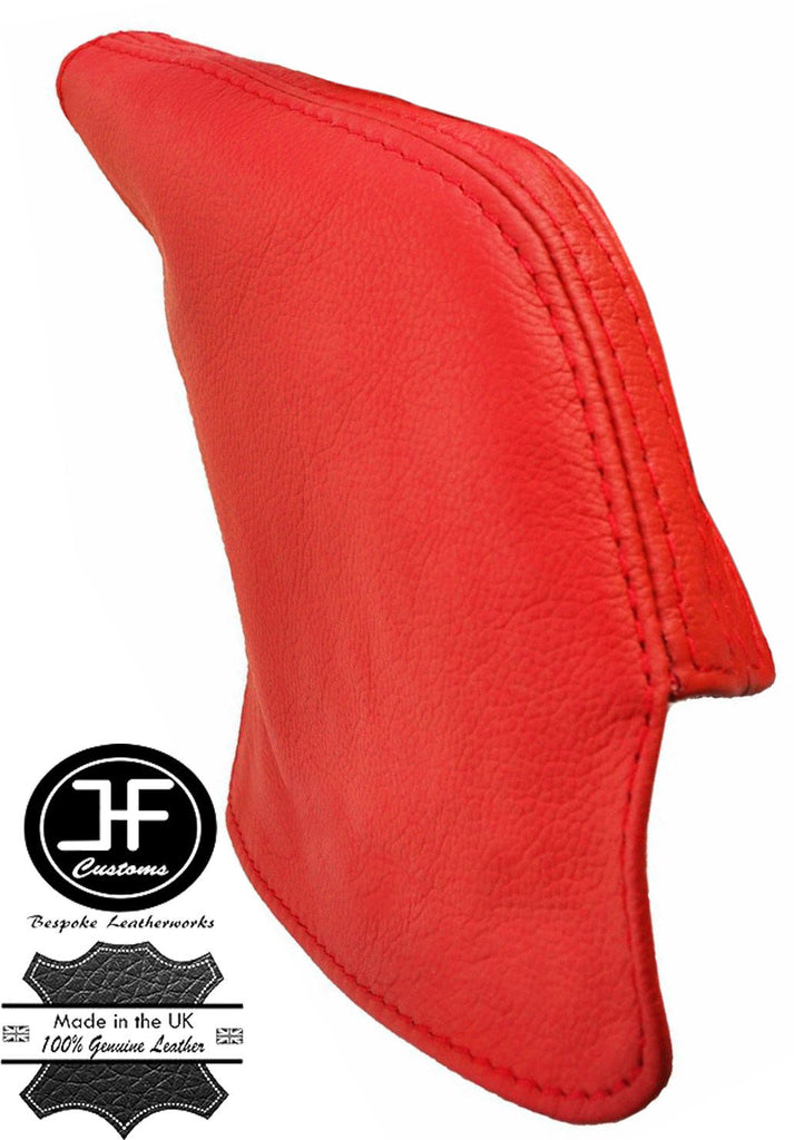 RED  REAL LEATHER HANDBRAKE GAITER FITS TOYOTA LEXUS SOARER 1990-2000 CUSTOM NEW