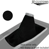 BLACK STITCH REAL SUEDE MANUAL GEAR GAITER FITS HONDA CIVIC MK10 2017-2019