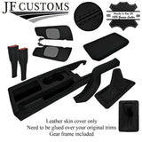 BLACK STITCH SUEDE+LEATHER COVERS FOR FORD MUSTANG 05-09 COUPE  INTERIOR KIT