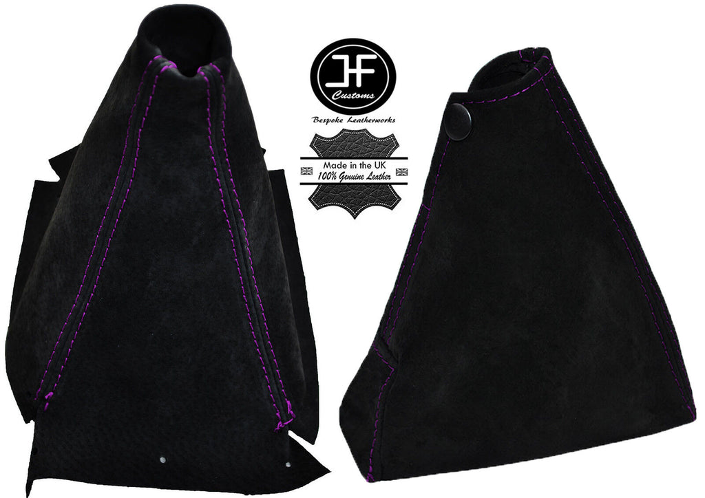 PURPLE STITCH FOR NISSAN SKYLINE R33 GTS GTR GTST 1993-1998 SUEDE GEAR HANDBRAKE