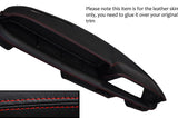 RED STITCHING DASH DASHBOARD LEATHER SKIN COVER FITS BMW 2002 E10 TI TII