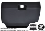 BLACK STITCHING GLOVE BOX LEATHER COVER FITS BMW 3 SERIES E30 1982-1992