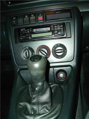 FITS AUDI A4 B5 95-99 GEAR GAITER BLACK GENUINE LEATHER BOOT CUSTOM NEW
