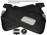 YELLOW STICH 2X SUN VISORS LEATHER COVERS FITS HONDA CIVIC EK3 EK4 EK9 EJ9 96-00