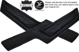 BLACK STITCH 2X LOWER DOOR POCKET PANEL LEATHER COVERS FITS FERRARI F355 94-99