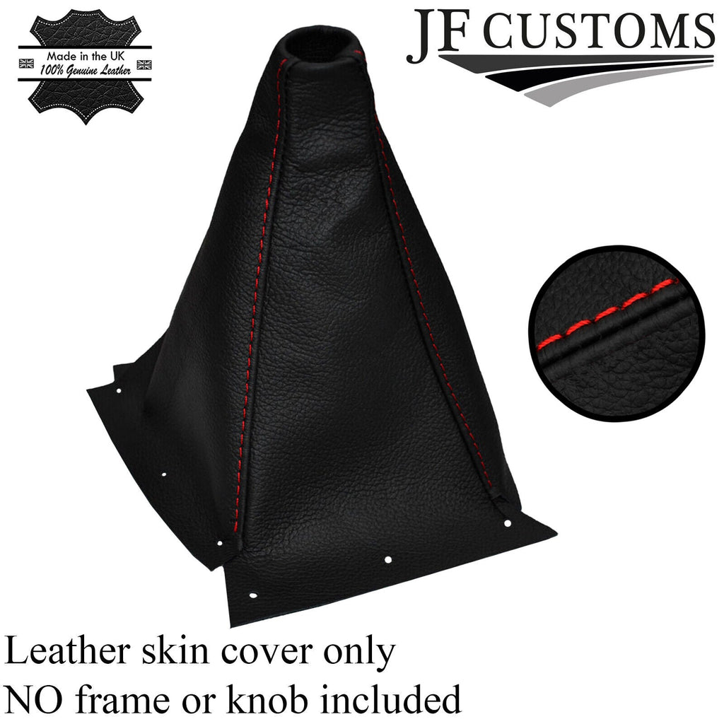 RED STITCH FITS NISSAN SKYLINE R33 GEAR GAITER SHIFT BOOT LEATHER CUSTOM NEW