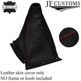 RED STITCH FITS NISSAN SKYLINE R33 GEAR GAITER SHIFT BOOT LEATHER CUSTOM NEW