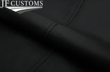 BLACK STITCH LEATHER 2X REAR DOOR TRIM COVERS FOR MERCEDES W164 05-11 JF3