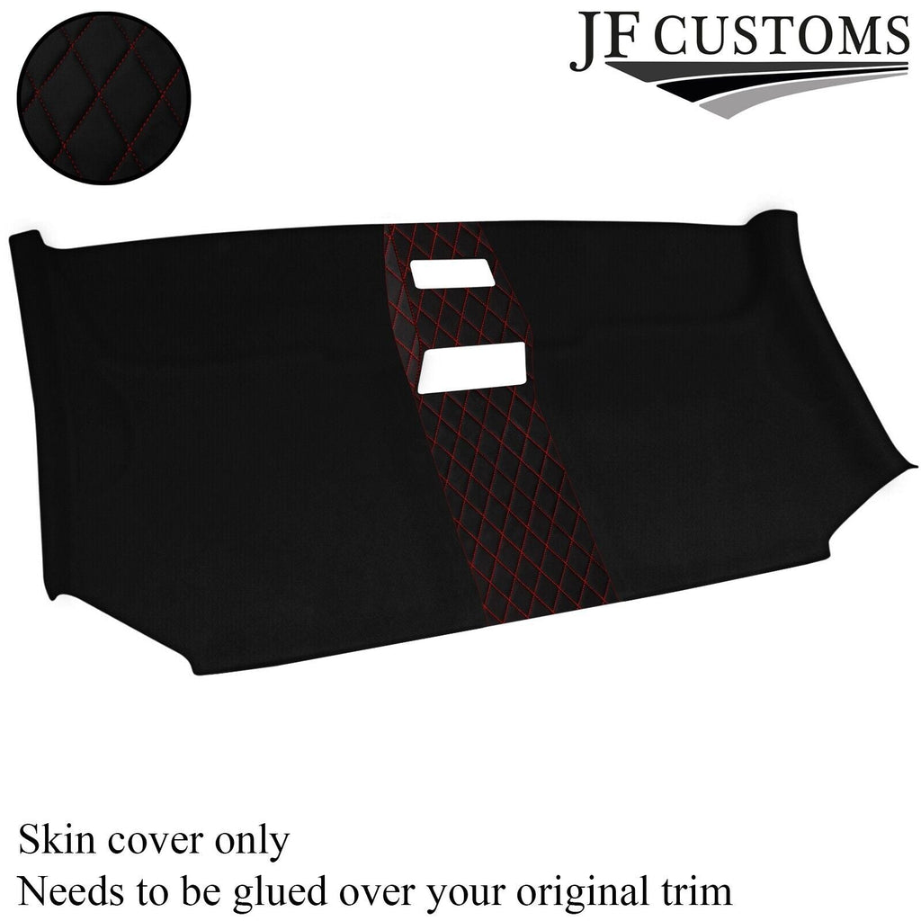 DSG2 RED STITCH LUXE SUEDE FRONT ROOF HEADLINER COVER FITS VW T5 TRANSPORTER