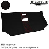 DSG2 RED STITCH LUXE SUEDE FRONT ROOF HEADLINER COVER FITS VW T5 TRANSPORTER