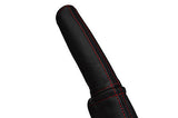 red stitch FITS CITROEN C5 2001-2004  LEATHER HANDBRAKE HANDLE CUSTOM NEW