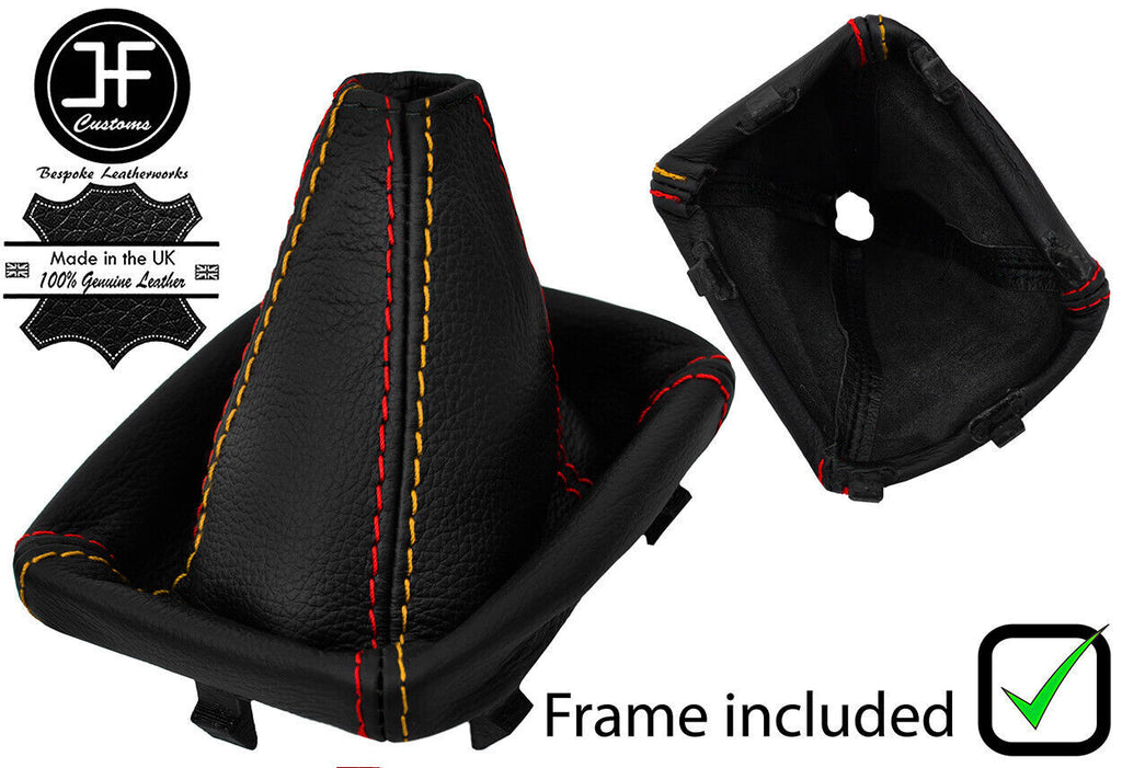 RED STITCH&SPORT STITCH GAITER+PLASTIC FRAME FITS FIAT GRANDE PUNTO EVO 06-16