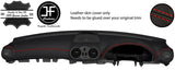 RED STITCH TOP DASH DASHBOARD REAL LEATHER COVER FITS MERCEDES CLK W209 02-09